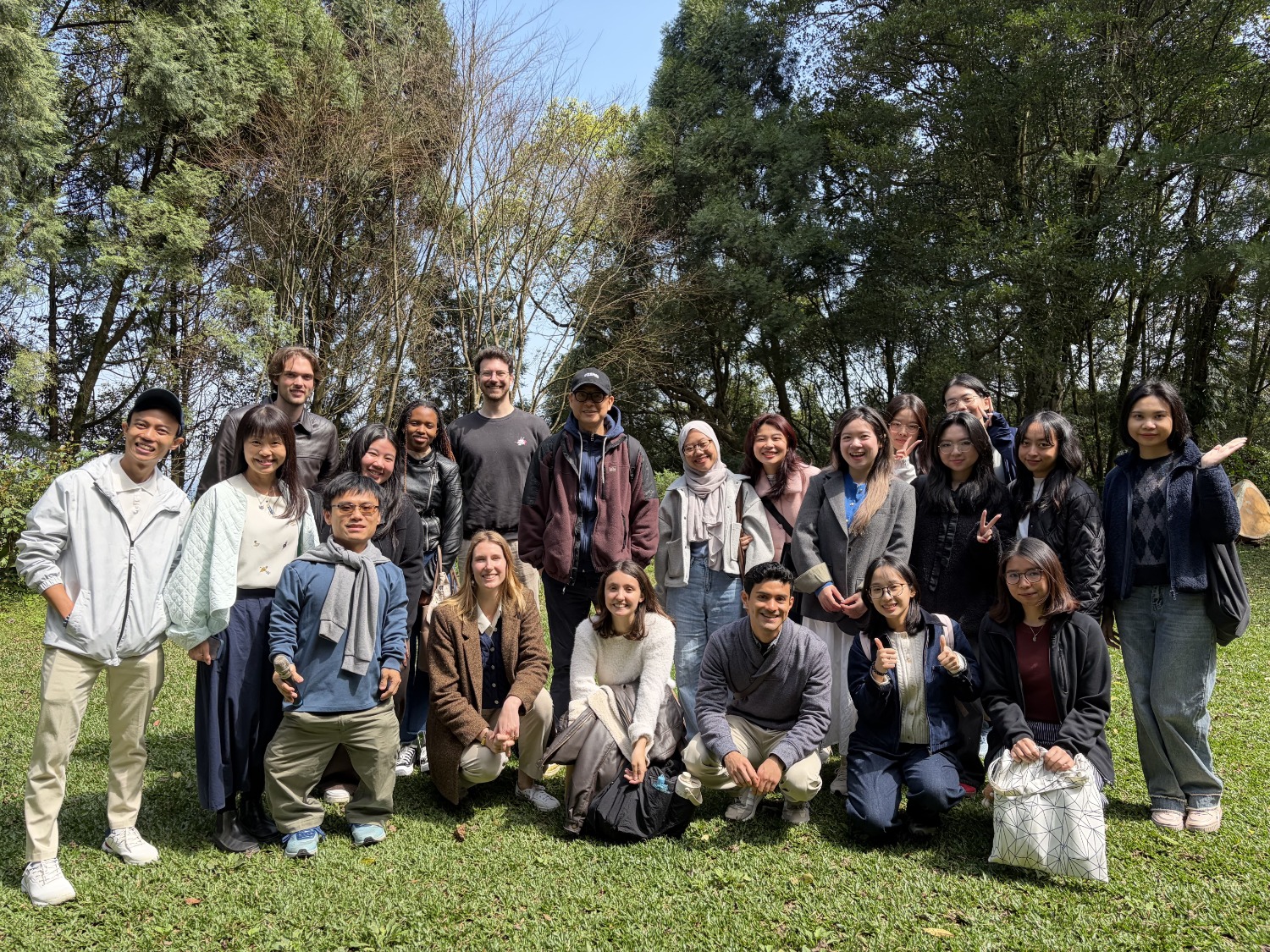 NCCU faculty and students gather for a tour and lunch at Big Hill North Moon for their first tour stop in Hsinchu